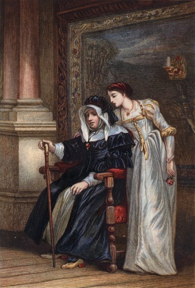 Shakespeare, Romeo and Juliet, Act II, Scene 5 by English School